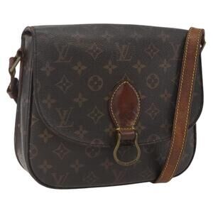 LOUIS VUITTON Monogram Saint Cloud GM Shoulder Bag M51242 LV Auth 157349